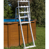 GRE Premium Sicherheitsleiter aus HDPE für Aufstellpools - für Beckenhöhe 120cm - 132cm