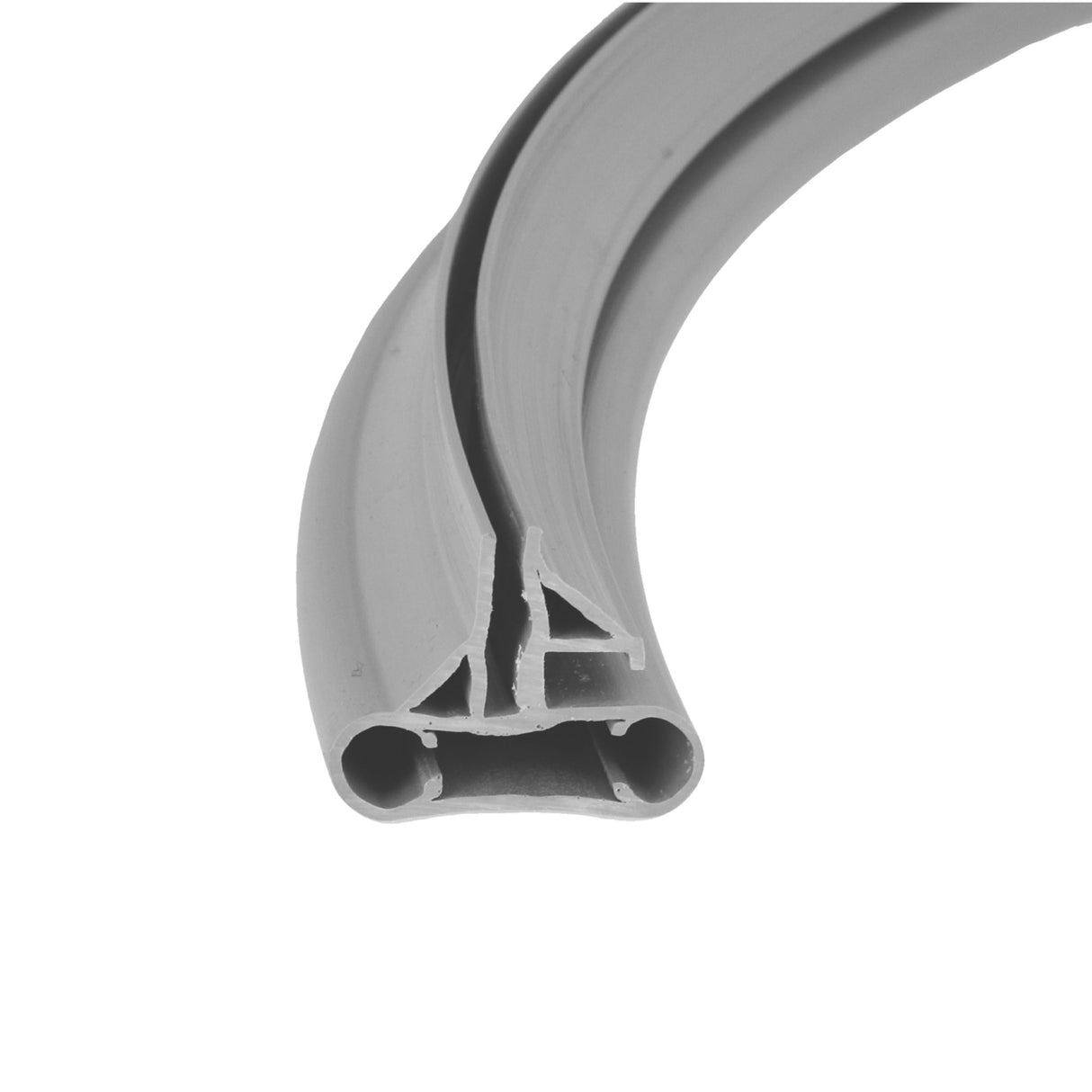 Main courante combinée pour piscines rondes en gris