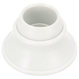 Socle de joint tampon en plastique pour échelle avec rail de 42 mm, blanc