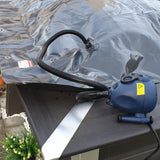 Pompe à air électrique pour couverture de piscine gonflable