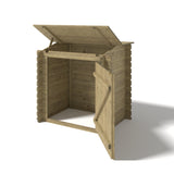 Ensemble de piscine en bois OKU Maison de filtration EMOTION-FUN