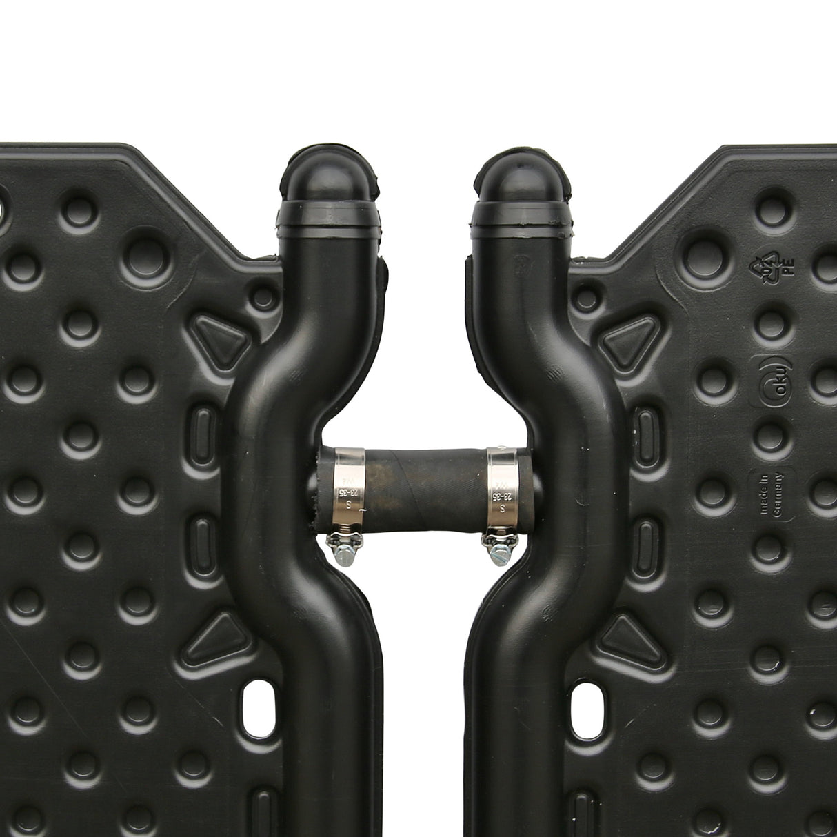 OKU®-MAX absorbeur solaire 2 x 1 m noir raccords universels article 2000