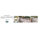 GRE Pool Komplettset aus Echtholz Bambu 2 Oval 535 x 335 x 136 cm
