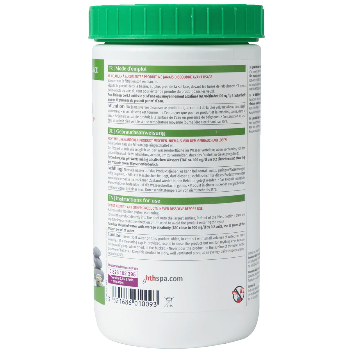 2 kg - hth® Spa pH MOINS (microgranulés)