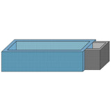 Pool Technikschacht für OKU Styropor-Pool Prestige 2,00 x 1,00 x 1,50 m