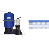 Système de filtration à sable Hawaii Ø 600mm avec Speck Magic 11 m³/h